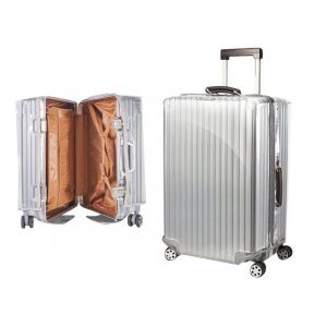 Housse de protection transparente en PVC de 76 cm avec fermeture &eacute;clair et poign&eacute;e pour prot&eacute;ger votre valise - Neuf