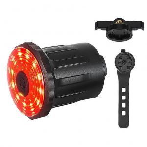 Feu Arrière De Vélo Intelligent Marche / Arrêt Automatique Rechargeable Ultra Lumineux Ipx6 Étanche Détection De Frein Vélo Feux Arrière Lampe De Poche De Sécurité Cycliste - Neuf