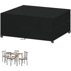 Housse Protection Mobilier De Jardin Housse Salon De Jardin Exterieur Housse Protection Table Jardin Impermeable Bâche Table Jardin 420d Tissu Oxford Housse De Protection 130x80x70cm - Neuf