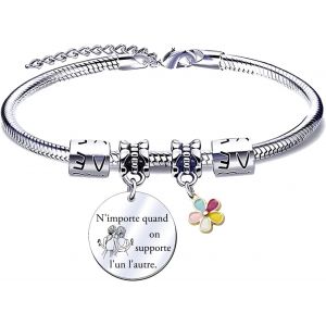 Eryi-Cadeau Noel Amie Bracelets Pour Amitié Cadeau Meilleure Amie Cadeau Amie Anniversaire Bracelet Amie Bracelet Pour Amie Meilleure Amie Cadeau Cadeau Femme Amie Bracelet Femme - Neuf
