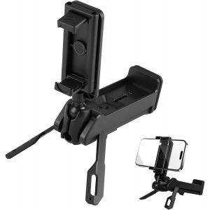 Support T&eacute;l&eacute;phone Avion Voyage Support Portable 360&deg; Rotatif R&eacute;glable Clip Universel pour iPhone 16 17 Samsung Galaxy 4,7&iquest;7"" T&eacute;l&eacute;phone Bureau Avion Accessoire Voyage Essentiel - Neuf