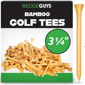 Tee De Golf Professionnel Et Durable - Wedge Guys Tees De Golf En Bambou Naturel - Accessoires De Golf Haute R&eacute;sistance Approuv&eacute;s Pga / Usga - 83 Mm - Lot De 250 - Neuf