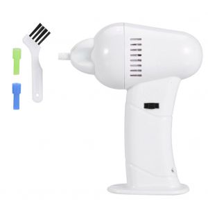 Aspirateur electrique de securite pour le nettoyage des oreilles, sans fil et indolore, avec brosse a embout - Neuf