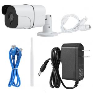 Camera IP sans fil 720p, etanche, vision nocturne, prise US 100-240 V - Neuf
