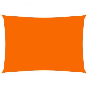 Voile Toile D'ombrage Parasol Tissu Oxford Rectangulaire 2,5 X 4,5 M Orange Helloshop26 02_0009578 - Neuf