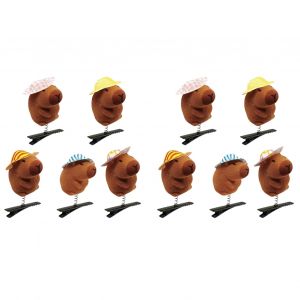 Épingles À Cheveux En Forme De Dessin Animé, 5/10/15/20 Pièces, Pinces À Cheveux Légères À Ressorts En Métal, Accessoires Amusants Pour Cheveux-10 Pièces J - Neuf