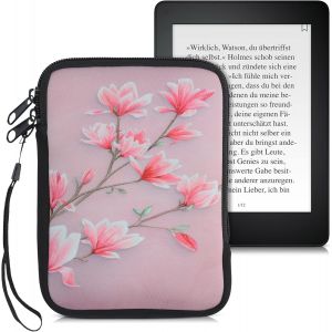Housse De Protection Pour Liseuse - &Eacute;tui De Protection 17 X 12 X 2 Cm Pour E-Reader En N&eacute;opr&egrave;ne - Rose Clair-Blanc-Rose Ancien[KIN910330] - Neuf