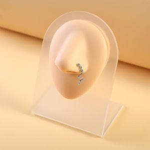 3pcs Piercing De Nez En Acier Inoxydable Avec Diamant Et Pendentif Papillon En Forme De C?ur En Zircon Micro-Incrusté-Pendentif Long Papillon - Neuf