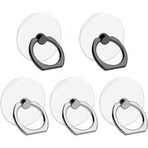 5pcs De Téléphone De Support De La Bague, 360° Rotatif Claire De Téléphone De Support De La Bague Claire De Téléphone De Support De La Bague Pour Iphone Et Téléphone De Cas (De L'anneau - Neuf