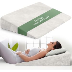 Coussin Cale Pour Lit Et Canap&eacute;, Cale De Matelas, Reflux [Avec 2 Zones De Couchage], De Lecture Pour Rehausser Le Sommeil Comme T&ecirc;te, Rehausseur De Lit, De Soutien - Neuf