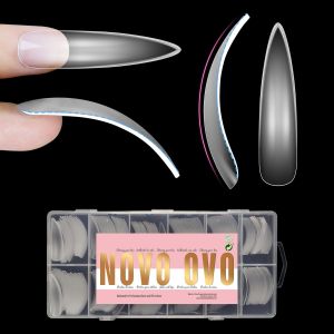 Oayew-Lot De 240 Faux Ongles Incurv&eacute;s Xxl En Acrylique Hawk Curve Stiletto - 12 Tailles - Pour Halloween - Neuf