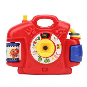 Camera De Projection Multifonctionnelle En Plastique Rouge Pour Enfants, Jouet Educatif, Dessin Anime - Neuf