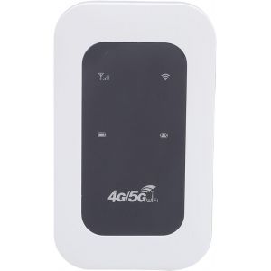lbgwp60-Hotspot Mobile, 300 Mbps 4G 5G Hotspot Mobile Déverrouillé Avec Sim Card Slot Slot 10 Appareils, Routeur Wifi Portable Pour L'Apprentis Des Affaires De Voyage, Plug And Play - Neuf