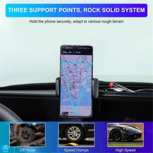 Support De T&eacute;l&eacute;phone De Rangement Pour Tableau De Bord De La Console Centrale Toyota - Neuf