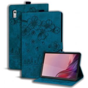 Coque pour Lenovo Tab M9 HD 9 Pouces TB310FU 2023 PU Cuir Cover Tablette Housse de Protection Porte-Crayons Portefeuille Tablet ?tui pour Lenovo Tab M9 HD 2023 9 Pouces Bleu Royal - Neuf