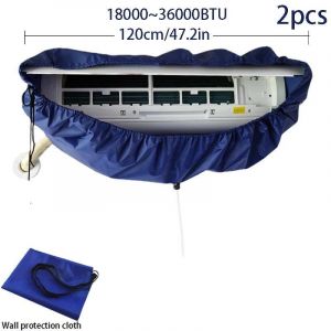 120 cm été climatisation sac de nettoyage Kit étanche ensemble professionnel suspendu AC dépoussiéreur pulvérisateur nettoyant brosse outils.--120cm cover 2pcs - Neuf