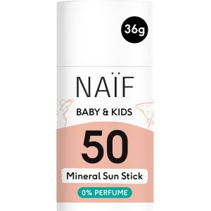 Kalanka-Stick De Protection Solaire Minéral - Pour Bébés Et Enfants - Spf 50 - Stick Sans Microplastiques - 0% Parfum - Protection Uva Et Uvb - Résistant À L'eau - Testé Dermatologiquement - 36g - Neuf