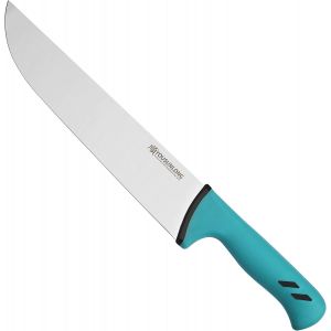 Oayew-Couteau De Boucher - Couteau De Chef 203mm - Lame En Acier Au Molybd&egrave;ne &Agrave; Haute Teneur En Carbone - Couteau De Transformation De La Viande De Boucherie - Manche Ergonomique Antid&eacute;rapant - Neuf