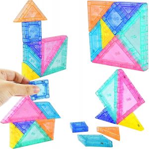 Mdy-Tangram Magnétique, Jeu Éducatif 3d Tangram Magnétique Pour Enfants, Pour Enfants De 3 Ans Et Plus - Neuf