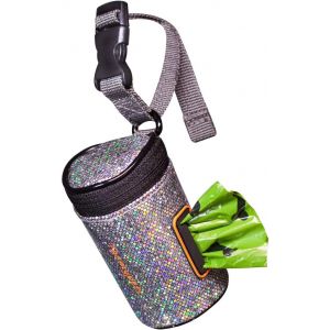 Letnerny-Distributeur De Sacs &Agrave; D&eacute;jections Canines Sac A Crottes Chien D&eacute;chets Pour Chiens Ramasse-Crottes Chiens Boucle &Agrave; Fermeture Rapide De Longueur R&eacute;glable (Ciel &Eacute;toil&eacute; Brillant) - Neuf