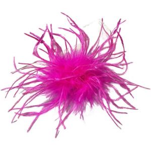 Kal-Lot De 2 Broches &Agrave; Plumes Naturelles Pour Femme Et Fille - Plume D'autruche Naturelle - Accessoire De Cheveux - Pour Mariage, F&ecirc;te, Festival - Neuf