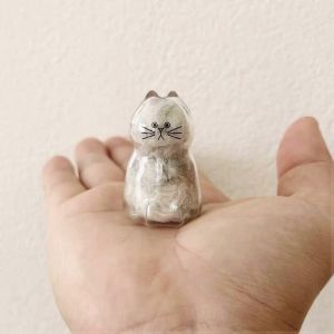 Bouteille De Stockage De Poils De Chat,Porte-Clés Pour Collecter Les Poils De Chat Et De Chien - Neuf
