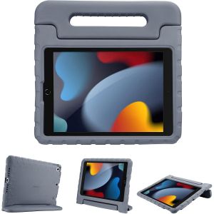 Loc-Coque Enfant Pour Ipad 9/Ipad 8/Ipad 7(Ipad 10.2""), Ipad Air 3 Et Ipad Pro 2(Ipad 10.5""), &Eacute;tui Housse De Protection Antichoc, Tr&egrave;s R&eacute;sistante En Silicone-Gris - Neuf