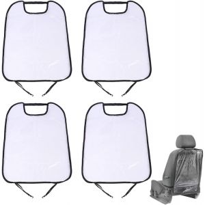 Subzonal-4 Pi&egrave;ces Auto Voiture Couverture, Protection Dossier Voiture Enfant,Protecteur Si&egrave;ge Voiture,Protection Siege Enfant,Boue Mat Propre Protecteur Kick, Protection Dossier Siege Voiture - Neuf