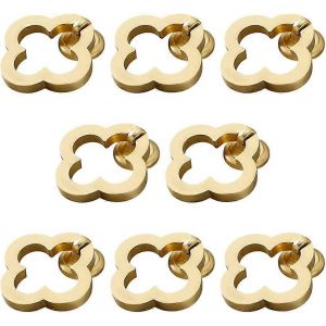 Nouveau produit,alliage de bronze tire des poignées de meubles,trèfle à quatre feuilles,tiroir armoire cuisine armoire bureau (8pcs - Neuf