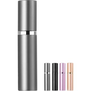 Vaporisateur De Parfum Rechargeable, Vide, Vaporisateur De Parfum De Voyage, 5 Ml, Mini Vaporisateur De Poche, Pour Les D&eacute;placements (Gris J) - Neuf
