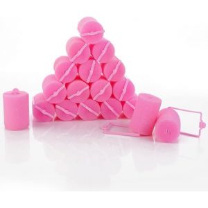 KAL-8 Pièces Bigoudis Cheveux Mousse Bigoudis De Coiffure En Mousse Rouleaux De Cheveux Self Grip Bigoudis Cheveux,Sponge Curler Diy Outil De Coiffure Pour Les Femmes Et Les Enfants (40 Mm) - Neuf