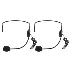 2PCS Mini XLR 3 broches TA3F t&ecirc;te de prise portant microphone amplificateur pour les sports de performance - Neuf