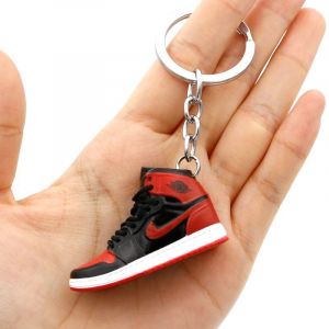 Porte-Cl&eacute;s 3d En Forme De Chaussures, Pendentif Cr&eacute;atif En Forme De Mini Chaussures De Basket-Ball (C) - Neuf