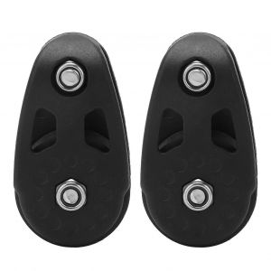 2 Pcs Poulie De Kayak Robuste Nylon Robuste R&eacute;sistance Uv Poulie Marine Poulie Bloc Pour Bateau Yacht Cano&euml; - Neuf