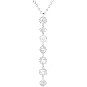 Kalanka-Collier Pour Femme Avec Pendentif Long Symboles Spirituels, N?Ud De Sorcière, Tétragramme, 7 Chakras, Yoga, Reiki, Méditation, Amulette - Neuf