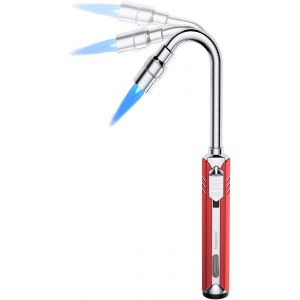 Allume Feu Briquet Allume Gaz Briquet Tempête Gaz Allume Bougie Avec Coupe-Vent Recharge Gaz Briquet Long Flexible Briquet Chalumeau Cuisine Pour Barbecue Gazinière Cheminée (Non I[Pou8806467] - Neuf