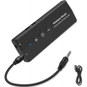 3-En-1 Transmetteur Bluetooth 5.0 Récepteur Et Émetteur, Adaptateur Audio Sans Fil 3.5Mm Pour Voiture/Tv/Pc/Système Audio[HDM921309] - Neuf