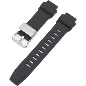 Eryi-18mm Bracelet En Silicone Compatible Avec Casio Protrek Series,Like Prg-200/Prg250/Prg-260/Prg550/Prg-500/Prg-510/Prg270/Prw-2000/Prw2500/Prw3500/Pr5000/Prw5000 /Prw-5100 - Neuf