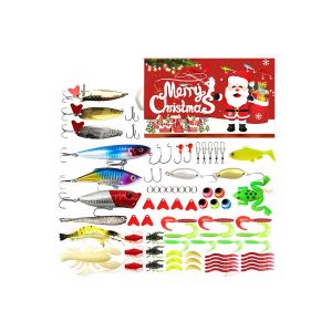 Kit De 78 Leurres De P&ecirc;che Pour Bar, Truite Et Brochet - Ensemble Complet D'&eacute;quipement De P&ecirc;che - Neuf