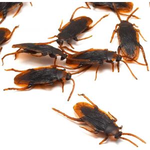 Lot de 10 cafards de simulation du 1er avril, amusants et délicats - Neuf