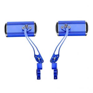 360° Cycle Miroirs Jeu De 2, Résistant Aux Explosions, Élégant Guidon, Rétroviseurs, Facile À Installer, Taille Universelle - Neuf