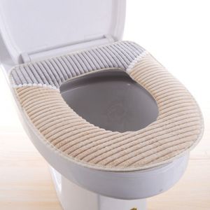 Si&egrave;ge De Toilette Sur&eacute;lev&eacute; Salle De Bain Doux Chaud Doux Propre Coussin De Si&egrave;ge Chaud - Neuf