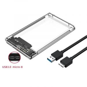 ORE-Boîtes de disque dur USB 3.0/Type C vers SATA III boîtier de disque dur 2.5 pouces HDD SSD boîtier externe boîtier de disque dur boîtier de disque dur externe--Micro B-USB A - Neuf