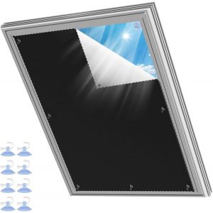 Store Occultant Thermique Pour Fen&ecirc;tre De Toit, Protection Solaire, Rev&ecirc;tement Argent&eacute;, Sans Per&ccedil;age, Pour Bureau Et Salle D'&eacute;tude, Compatible Avec Velux Mk06, 60 X 98 Cm - Neuf