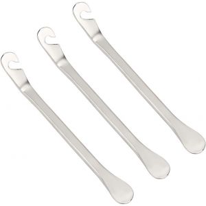 Letnerny-3 Pcs Demonte Pneus Velo, Démonte-Pneu En Métal, Demonte Pneu Trottinette, Outil De Démontage De Réparation De Pneu De Vélo, Outil Velo, Argent - Neuf