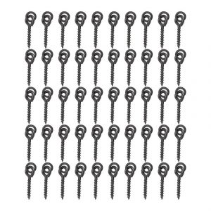 50pcs Carpe Pêche Bouillette Vis Avec Anneau Solide Appât Outil Chod Rigs Carpe Pêche Cheveux Accesso - Neuf