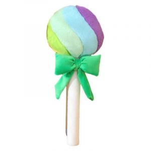 Peluche boule de sucette arc-en-ciel, jouet en peluche, poupée de chiffon, poupée endormie pour enfants, cadeau-vert - Neuf