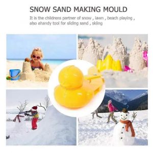 Lot de 4 moules à boules de neige en plastique pour enfants, pour l'extérieur et l'intérieur, pour l'hiver - Neuf