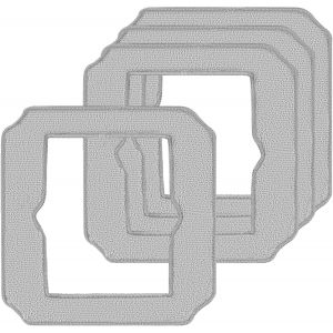 Tianyi-4 Pcs Chiffons De Nettoyage Compatible Avec Ecovacs Winbot Mini, Réutilisable Lavable Chiffon De Nettoyage Pour Robot Laveur De Vitres (4 Pcs) - Neuf