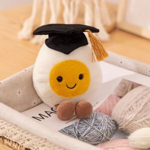 Poupée En Peluche Jellycat Pour Mariage D'origine Humoristique Et Douce Avec Son Chapeau De Docteur. Cadeau Idéal Pour Amis Et Petites Amies. Taille 14cm Poids 50g - Neuf